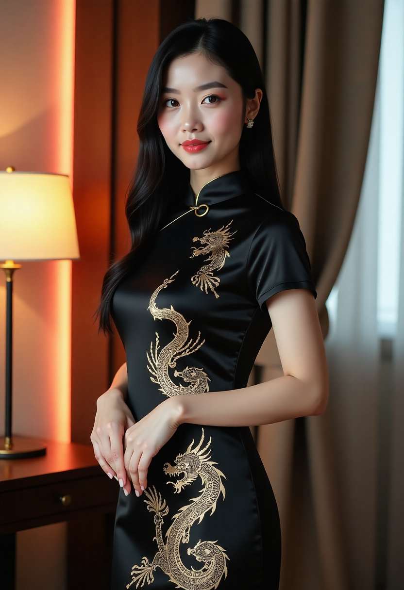 糖糖站在港口清晨的窄巷，帆布包挎在身侧